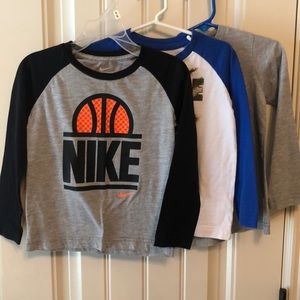 Boys Nike Long Sleeve Shirts